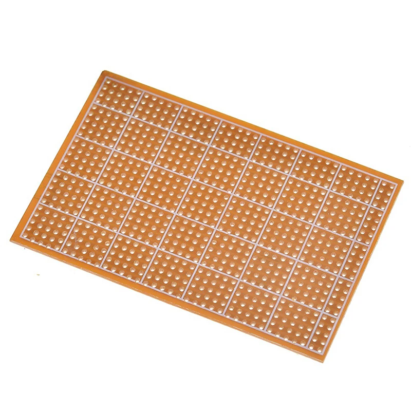 5PCS/10PCS DIY 6.4*9.5CM Prototype Paper PCBUniversal Experiment Matrix Circuit Board SingleRow Continuous Hole 64x95mm