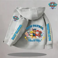 Cartoon Paw Patrol Kids Coats New Children Outerwear Warm Fleece Jacket Boys Girls Jackets for Autumn Spring Children Clothing