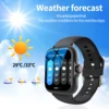Smart watch with full touch screen, call, message reminder, music control and other functions, compatible with iPhone/android mo 3