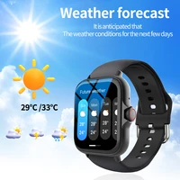 Smart watch with full touch screen, call, message reminder, music control and other functions, compatible with iPhone/android mo 3
