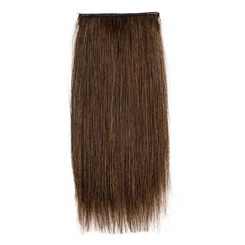 Straight Clip In Human Hair Extensions WXMY 100% Remy Human Hair 2 Clips in One piece Natural Black Brown Blonde 12 Colors