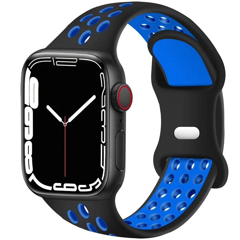 Premium Sport Silicone Strap for Apple Watch - Sleek and Comfortable Design