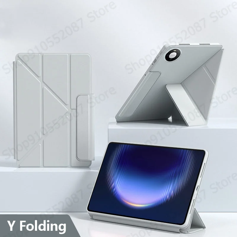 Premium Smart Fold PU Leather Magnetic Stand Cover