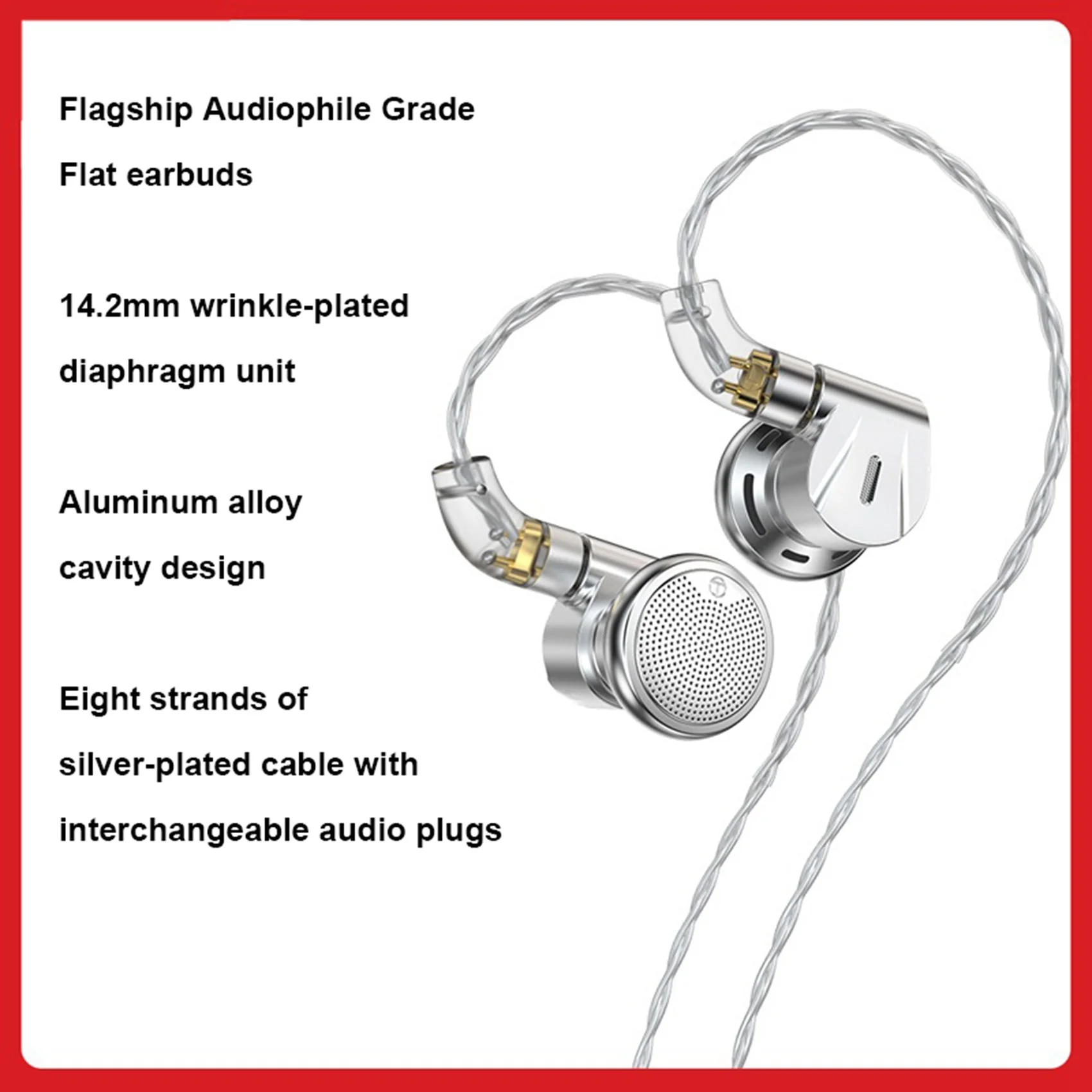 Trn-emx Fones de Ouvido com Cancelamento de Ruído Dinâmico Hifi Audiophile-grade 2pin Unidade de Diafragma Banhada a Berílio 142 mm - Imagem 3