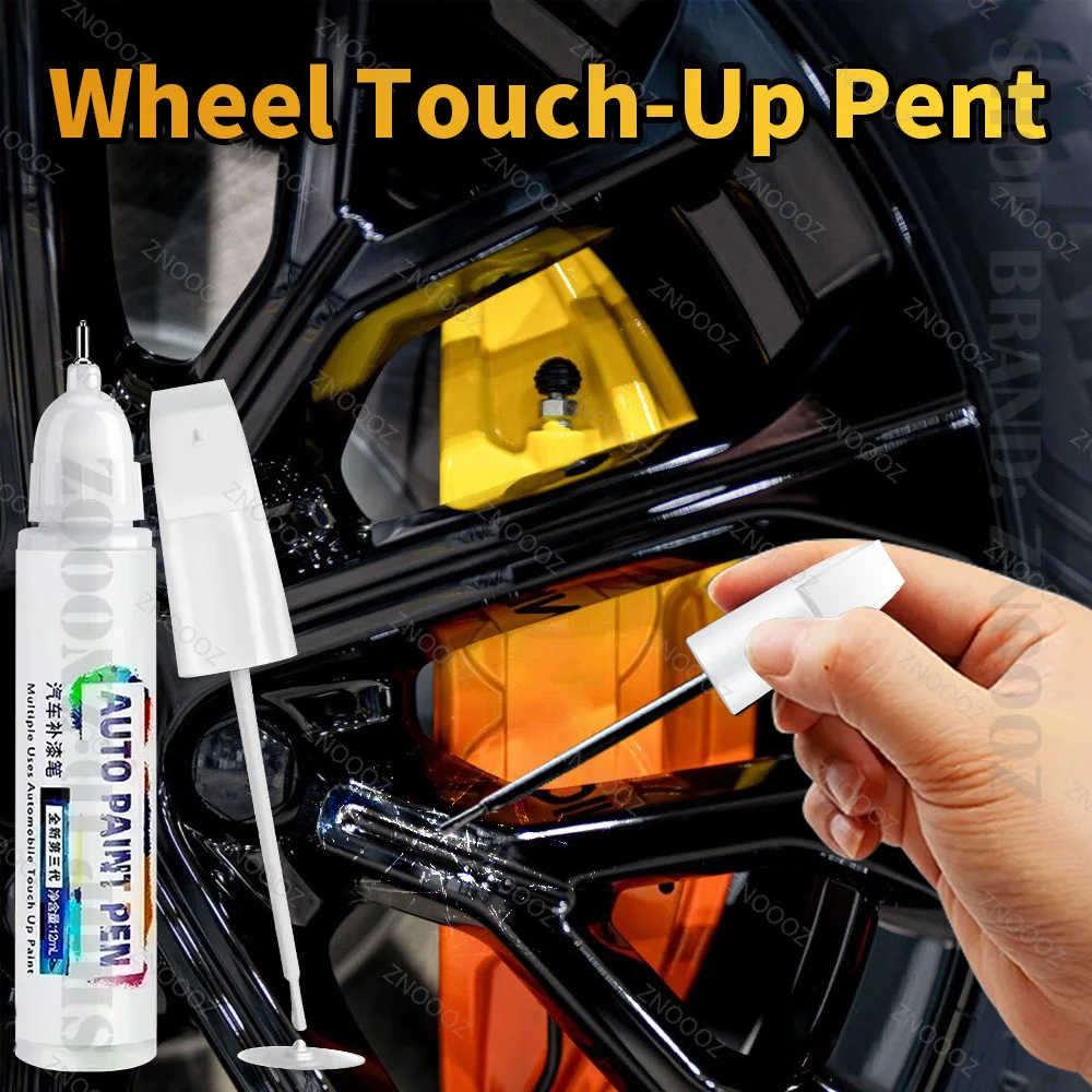 Automotive Wheel Touch-Up Pen Paint Repair Pen Gloss Black