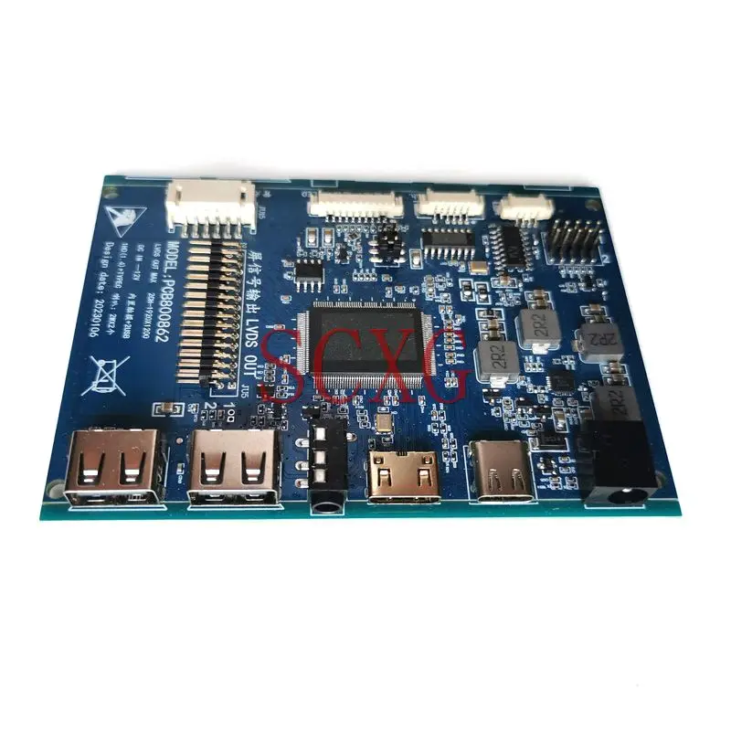 HT140WXB Ʈ  PCB 862 ̹ Ʈѷ  ŰƮ, DIY 40  LVDS ̴ HDMI ȣȯ, 1366x768, 14 ġ TYPE-C 2-USB