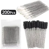 200pcs Eyelash Extension Special Eyelash Removal Brush Micro Brush Eyelash Brush Lipline Cotton Brush for Eyelash Extension Tool 1