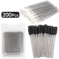 200pcs Eyelash Extension Special Eyelash Removal Brush Micro Brush Eyelash Brush Lipline Cotton Brush for Eyelash Extension Tool 1