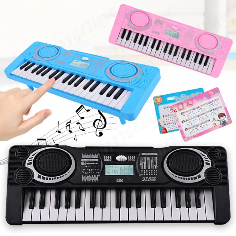 37 Keys Electric Piano Organ keyboard Kids Educational Toy Portable Digital Electronic Piano Children Musical Instrument Toys