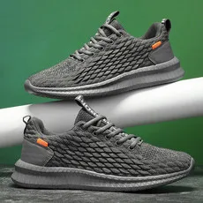 

Mesh fabric flying casual fashion shoes