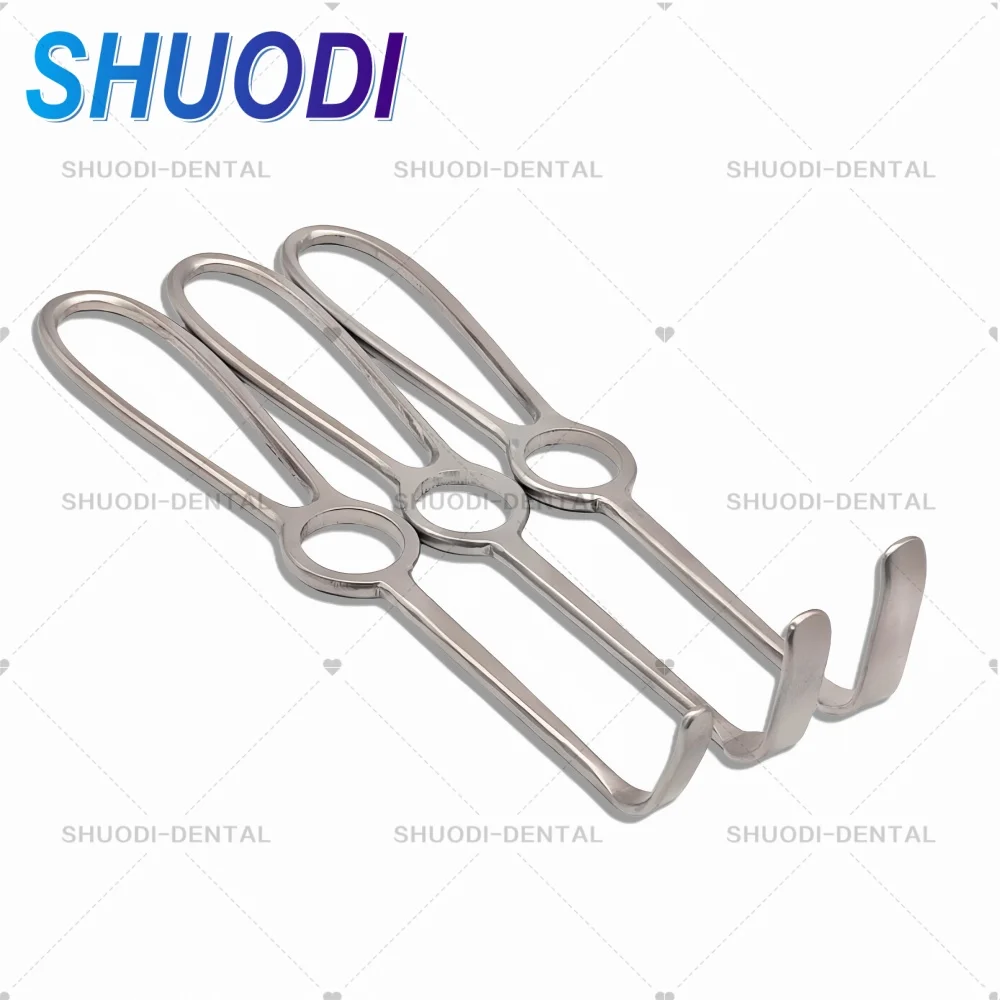 Dental Retractor Cheek Tissue Surgery Retractor Kocher-Langenbeck Retractor  Stainless Steel Surgical Instruments 2