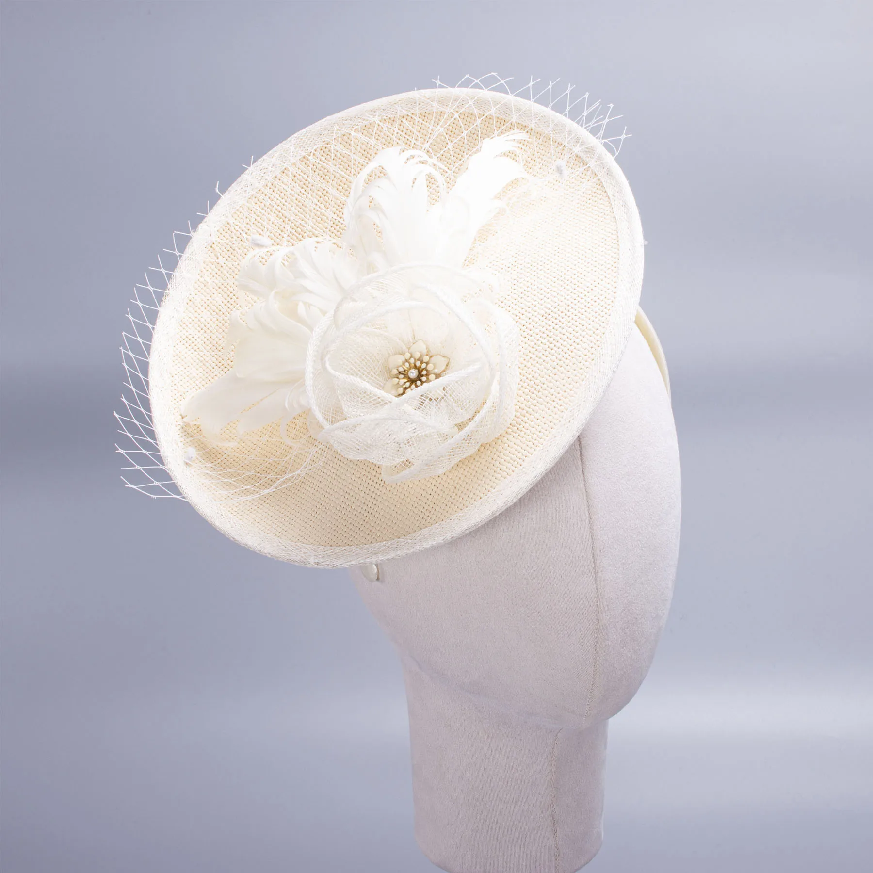 

Lawliet Women Sinamay Wedding Occasion Church Fascinator Headpiece Hat T538