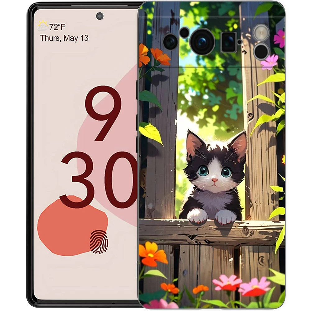 Cute Cartoon Cat Soft TPU Phone Case