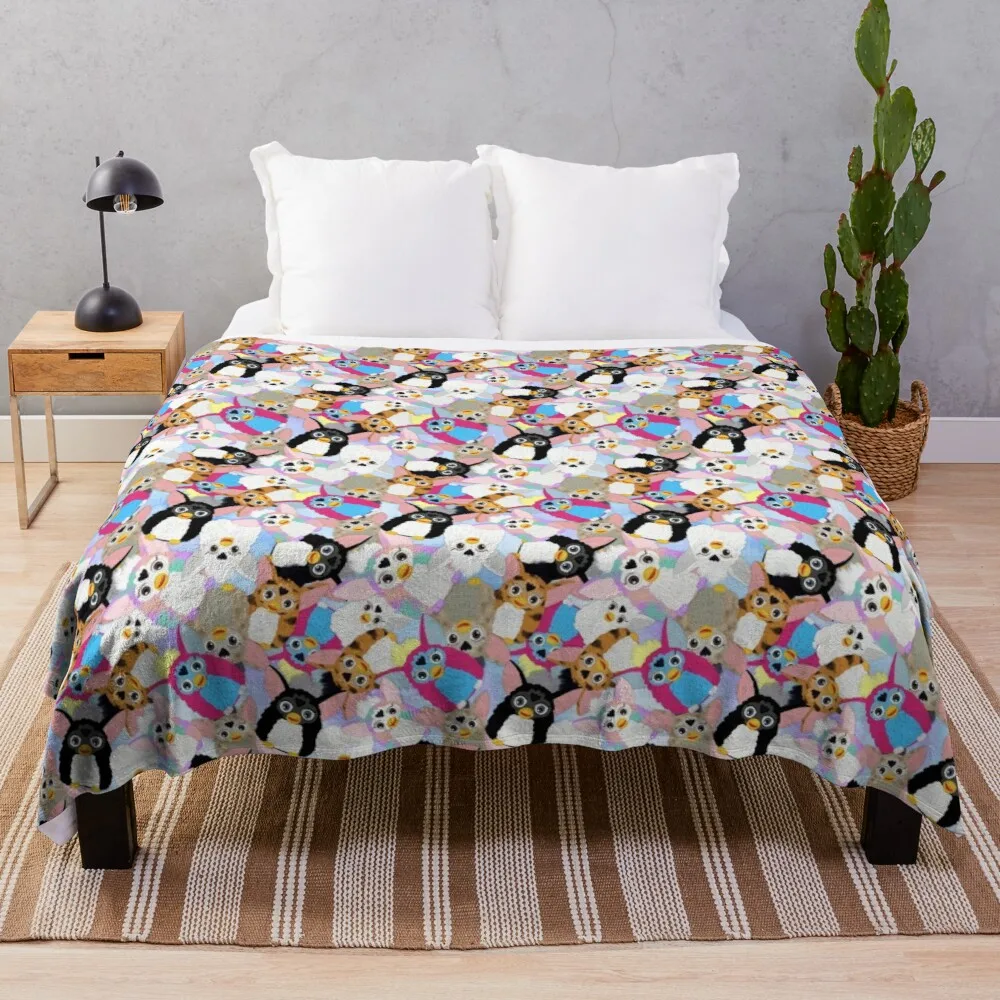 Così Tante Furbies Coperta Coperta Coperta Divano Coperta Extra Large
