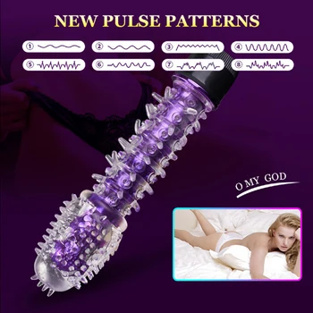 Multi-speed Jelly Dildo Powerful G Spot Anal Vibrator Clitoris Stimulator Safer Vibrating Massage Erotic Adult Sex Toy For Women 4