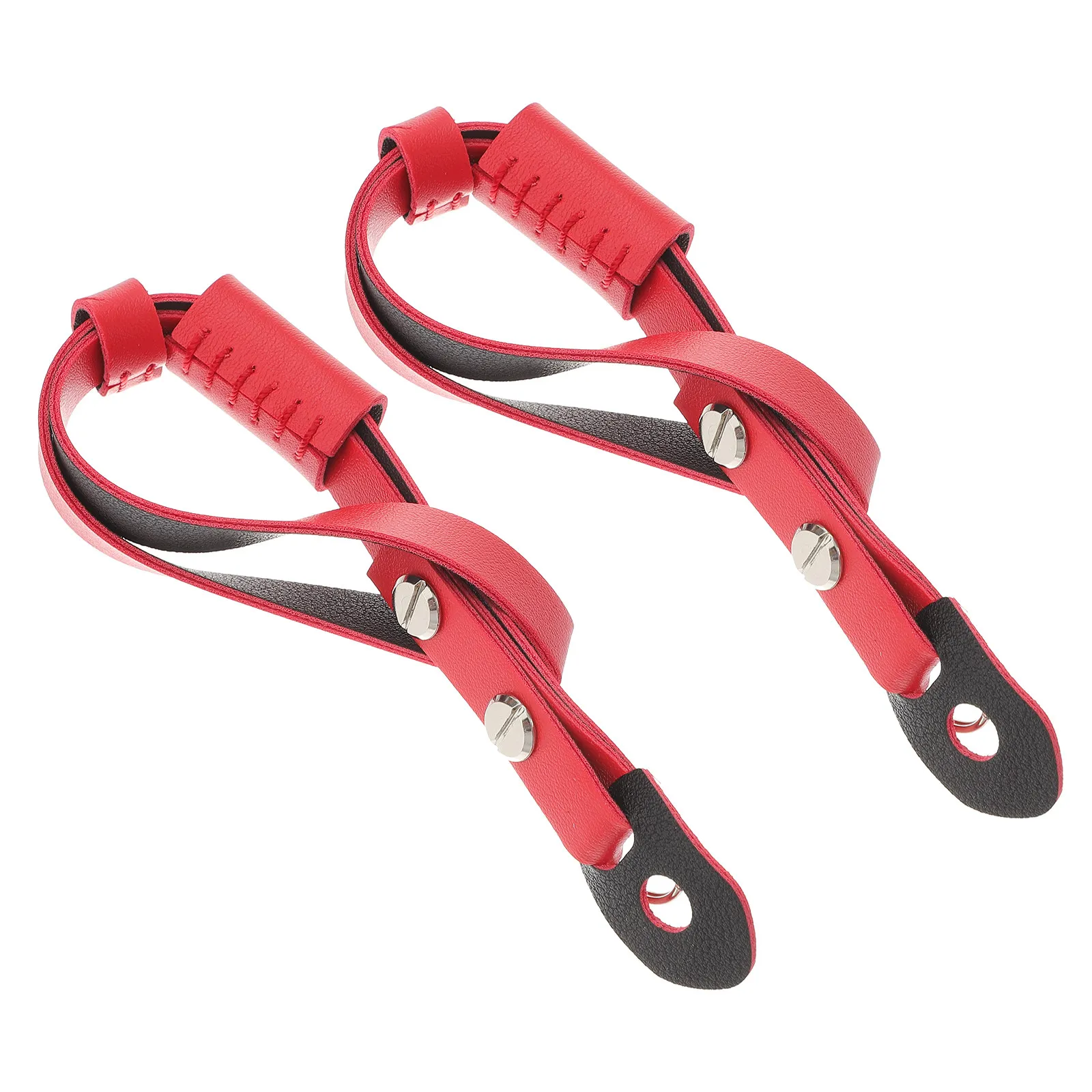 2Pcs 소가죽 카메라 손목 스트랩 핸드 벨트 디지털 카메라용 보호 로프 간편 설치 조절 가능한 손목 밴드 카메라