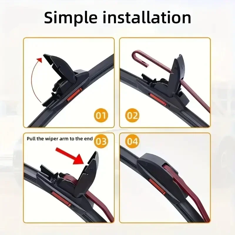 Soft Double Rubber Car Windshield Wiper Accessory