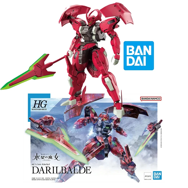 

Bandai Подлинная HG 1/144 ведьма из Mercury DARILBALDE аниме Гундам коллекция мобильного костюма модельная сборка игрушка орнамент