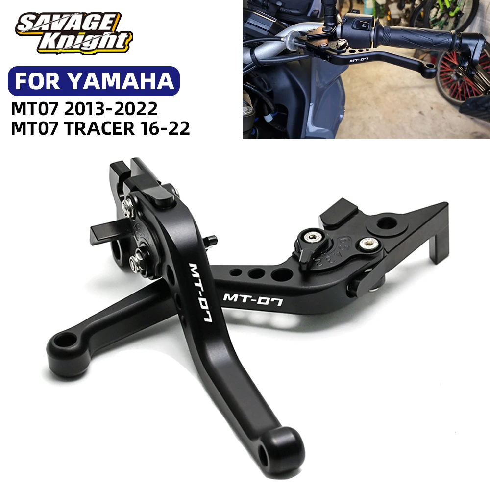 New MT07 Short Brake Clutch Levers For YAMAHA MT07 Tracer 2013 2022