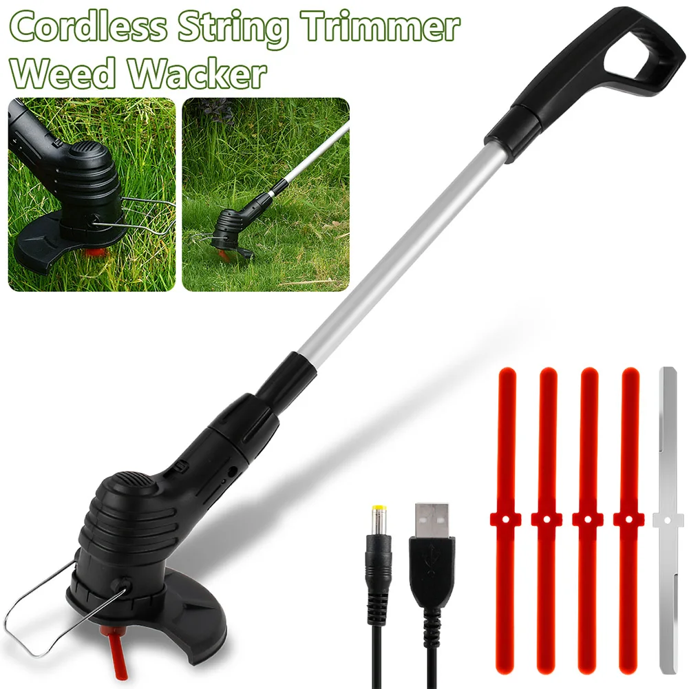 

Electric Cordless Grass Trimmer Handheld Rechargeable Lawn Mower Multifunctional Trimmer for Garden/Lawn/Flower Bed/Roadside