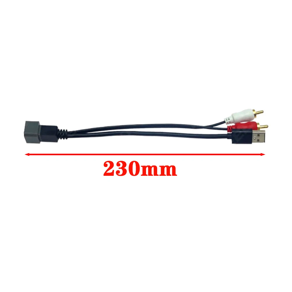 8 Pin Car Radio USB Adapter USB Port Input Retention Cable for Nissan