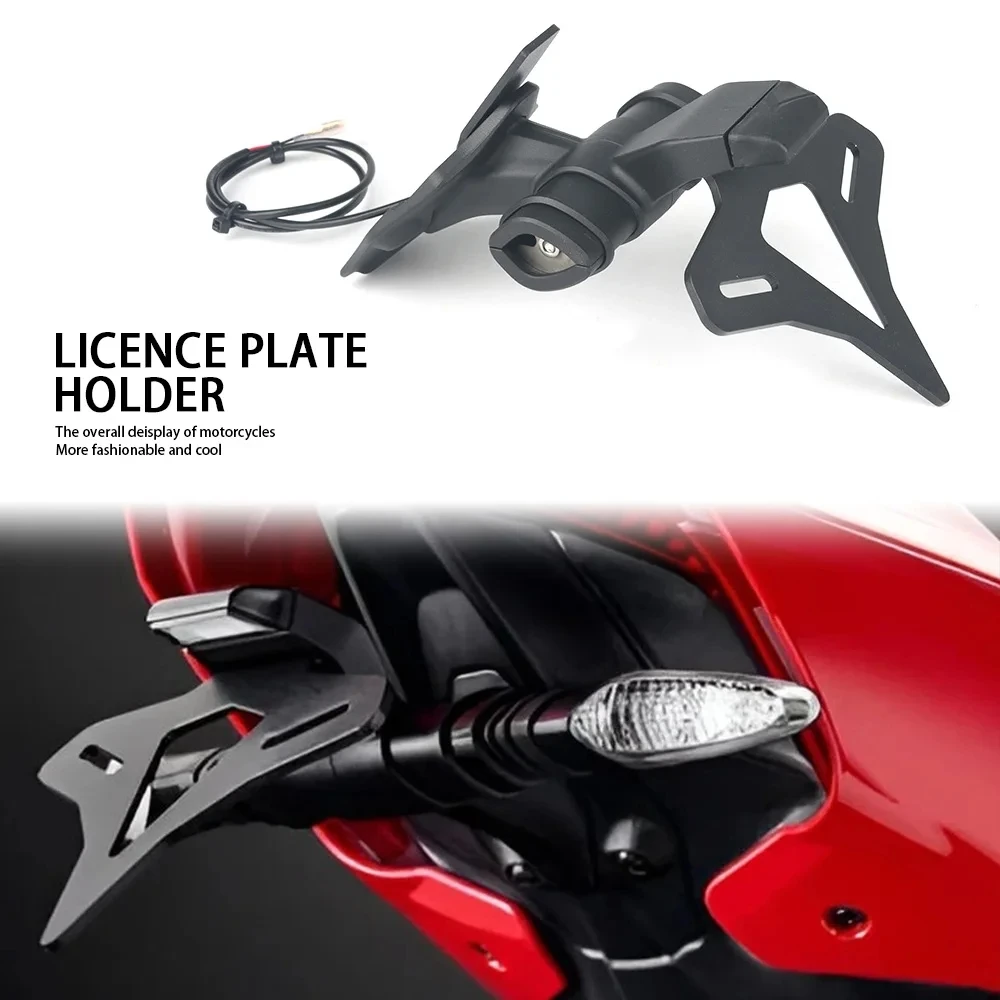 Задний короткий хвост, держатель номерного знака, рамка заднего багажника, аксессуары для мотоциклов Ducati Streetfighter V4 S V2