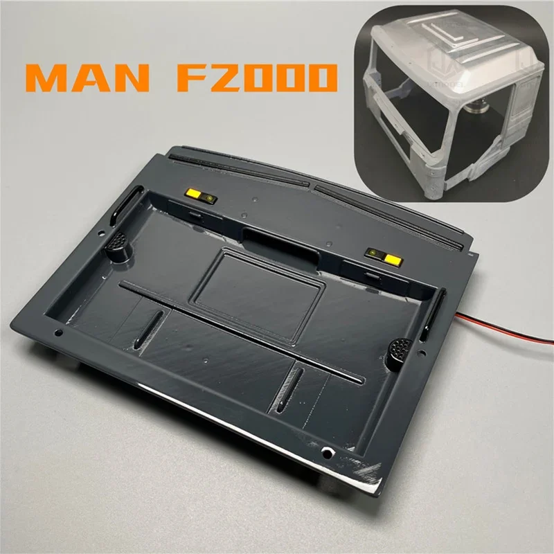 

Cockpit Low Ceiling Interior Car Shell for 1/14 Tamiya RC Truck Trailer Tipper Electric Car MAN F2000 JX LUSE Diy Parts Toys