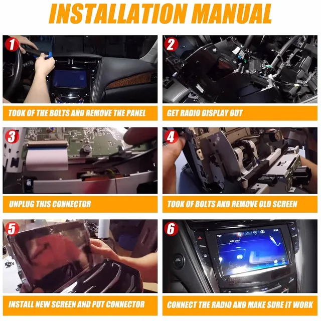 Pantalla TouchSense Pantalla Táctil Para Cadillac Escalade, ATS, CTS, SRX, XTS - Sistema CUE 2018 | Repuesto Original Con TouchSense Cue Touch Screen - Foto 5