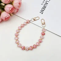 Ins Wind Dyeing Love Phone Chain Versatile Anti Loss Phone Hanging Rope High Beauty Bag Key Fashion Phone Pendant Universal Hang 6