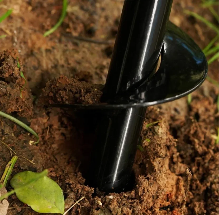 

Auger Spiral Drill Bit Flower Planting Hole Digger Drill Bits Carbon Steel Planter Tools Set Gardening Planting Garden Tool Part