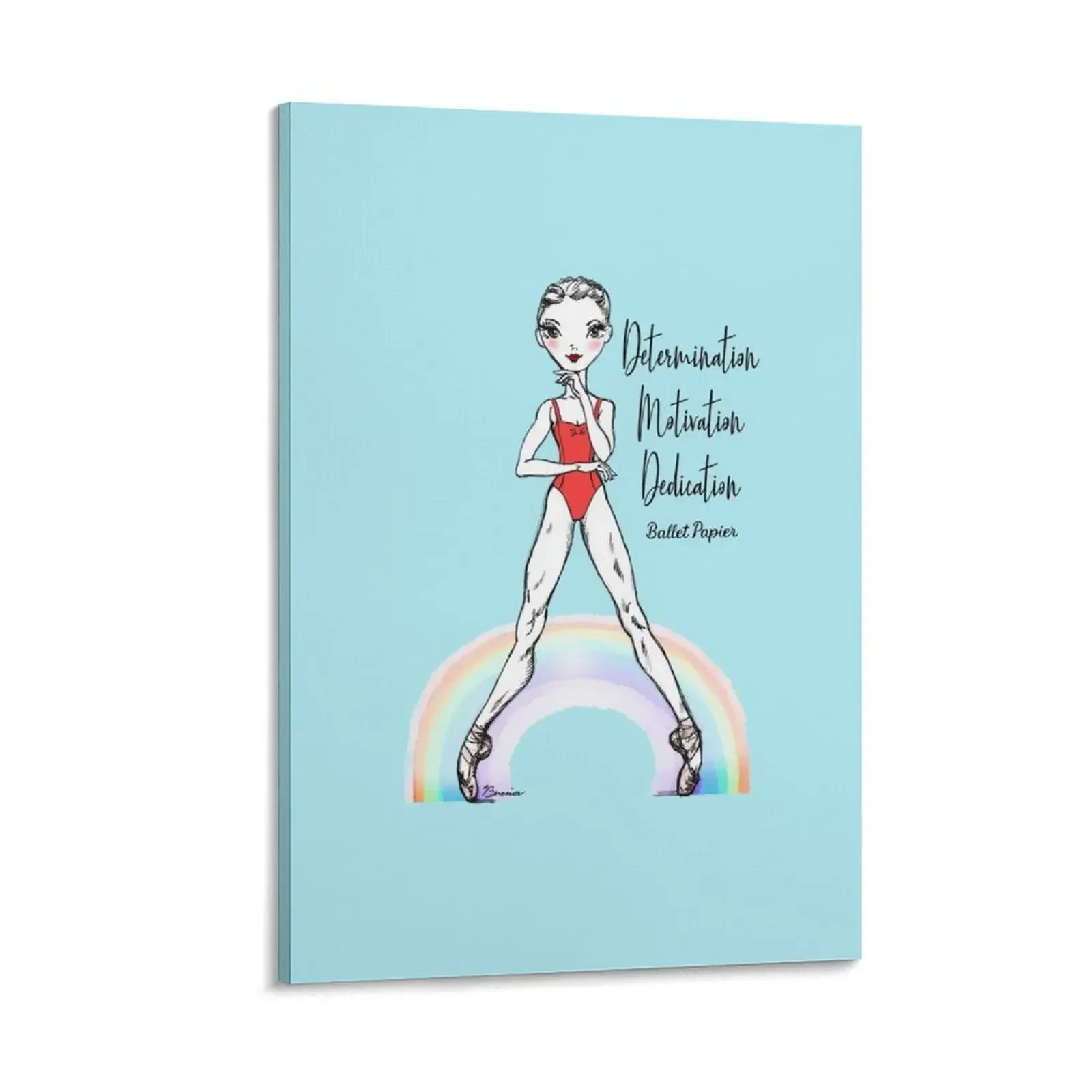 

Dance is Determination,Motivation and Dedication! Canvas Painting pictures for wall home decorations and organization