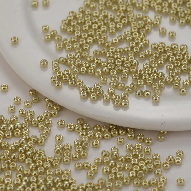 Glass Beads 900 Pieces 11/0 Waterproof Metallic Color 10Grams/Bag 2.0MM Japanese Glass Seed For BoHO Needle Work