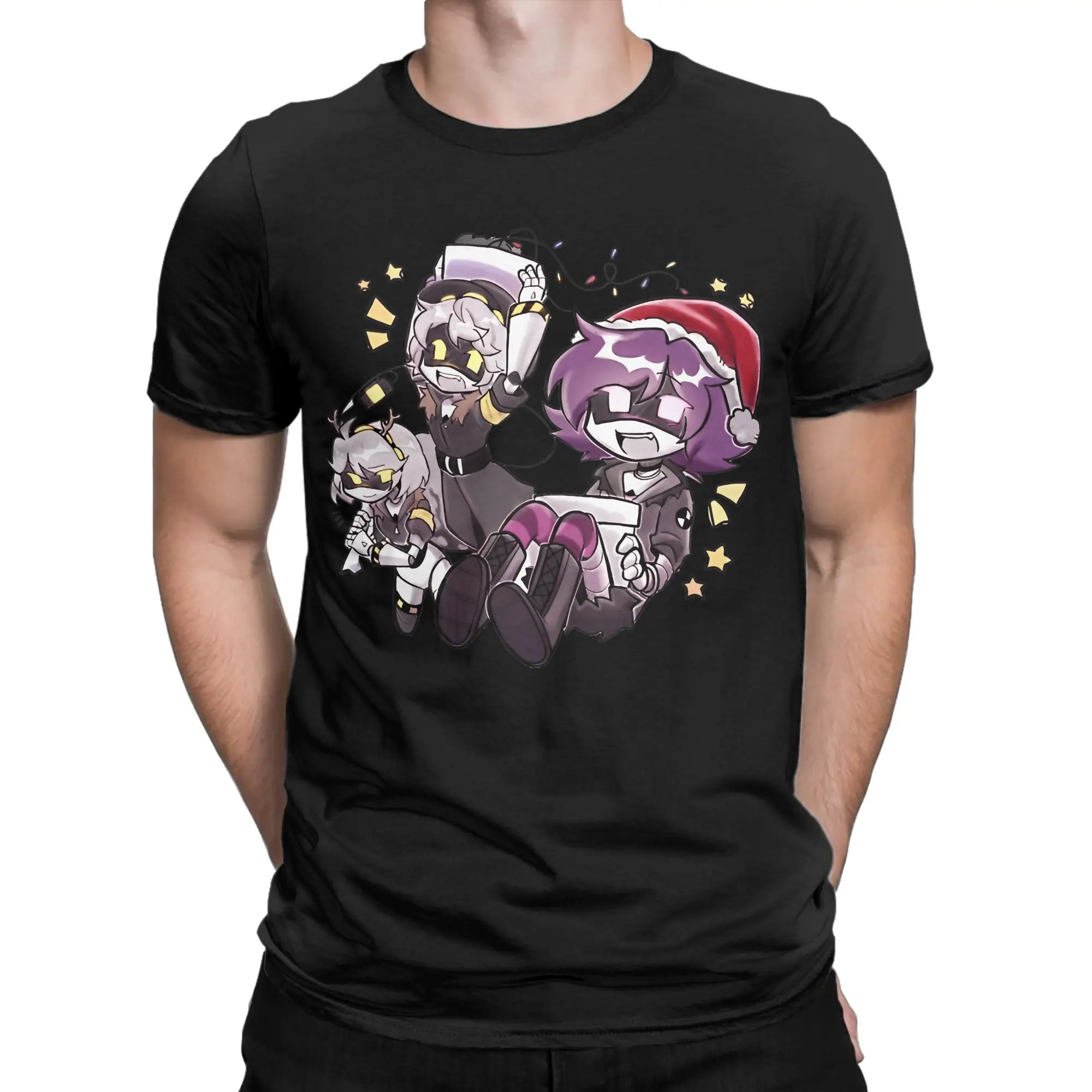 Murder Drones Men's Funny Cotton Crewneck T-Shirt Gift Idea