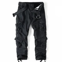 Men Combat Pants With Knee Pads Tactical Cargo Sport Trousers Camouflage Multicam Trekking Hunting Clothes（Not belt） 1