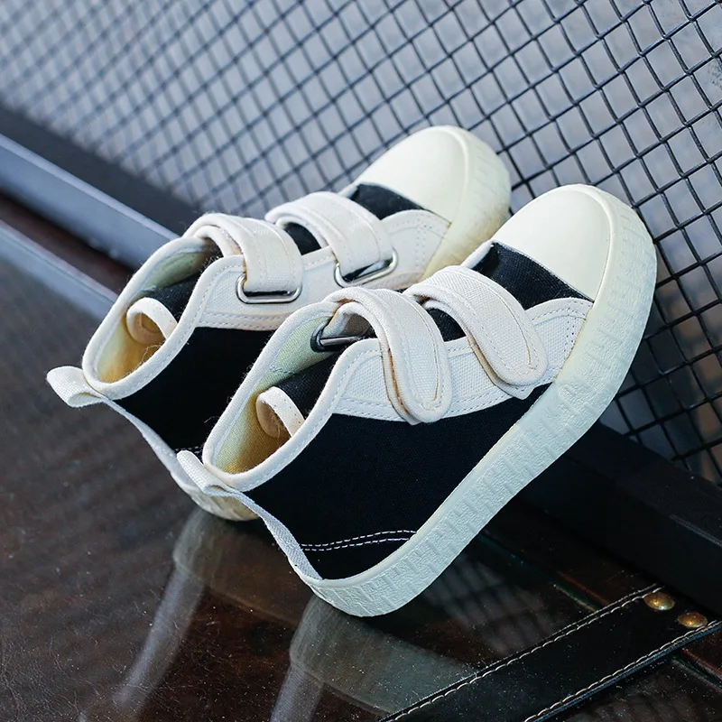 Children Canvas Shoes for Boys 2022 Spring Korean Style High-top