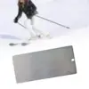 Ski Wax Scrapper Stainless Steel Snowboard Waxing Tool with Notch for Removing Excess Cooled Wax Ski Snowboard Accessories 1