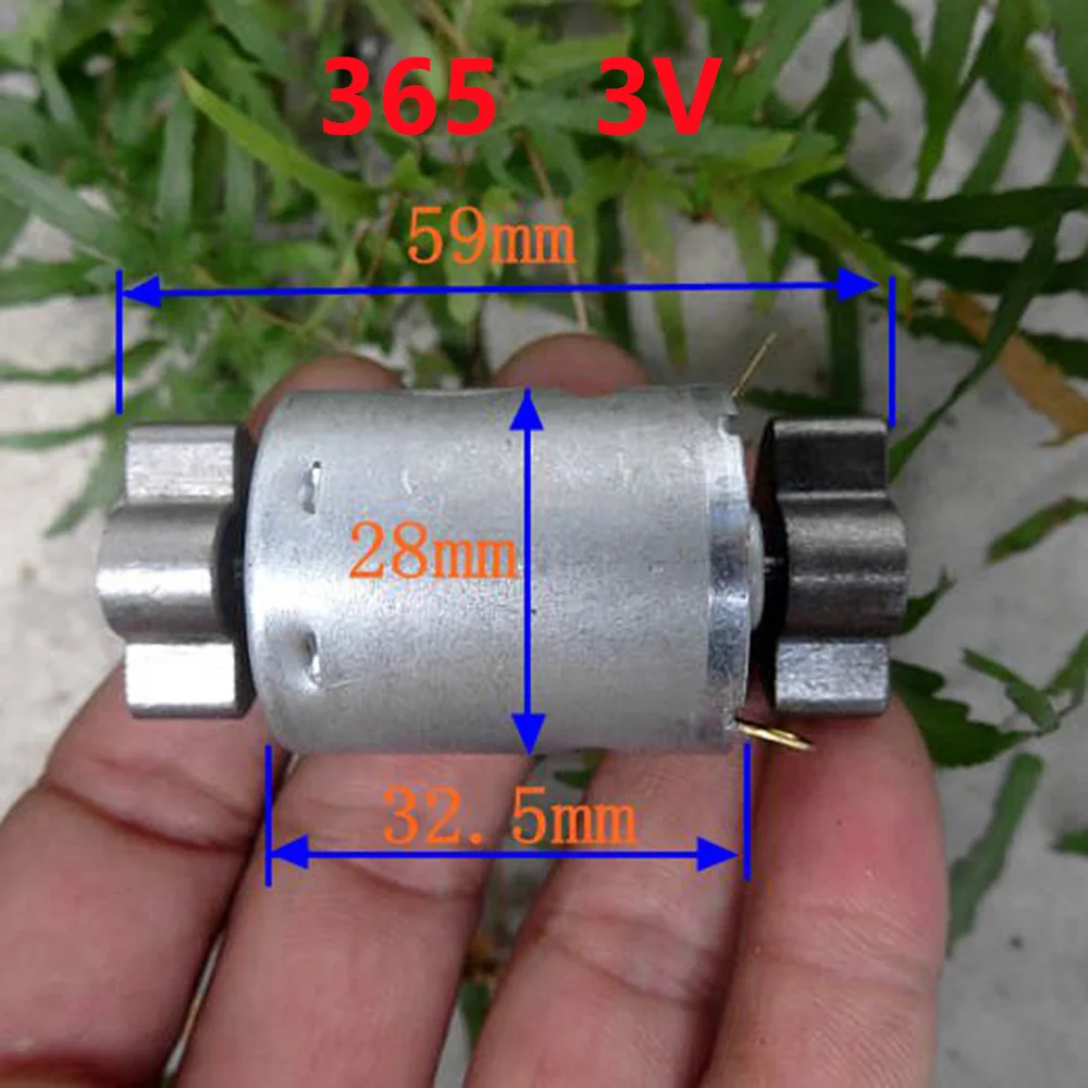 DC 6V 9V 12V 1000 RPM Micro RS-385 Motore Vibratore Forte Vibrazione - Foto 3