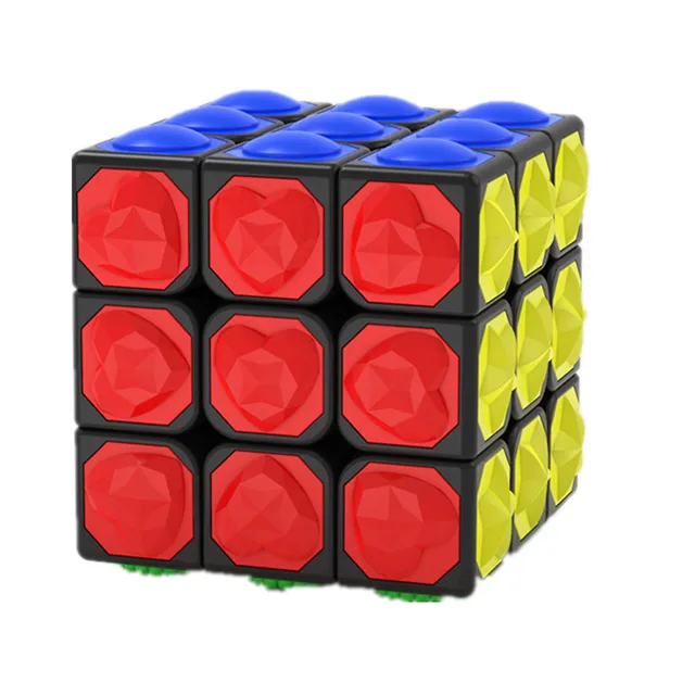 Yongjun New Tactile 3x3 Magic Cube Concave Convex Surface Tactile Blind Twist Fun Children's Fun 3x3x3 Puzzle Cubo Magico Toys 2