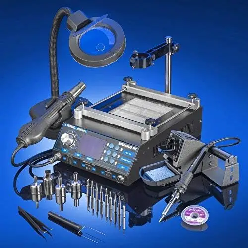 Cutting Edge in Technology Model 5040-XR3 All-In-One Hot Air Rework & Soldering Iron Station with Preheater Now Includes Plug 2