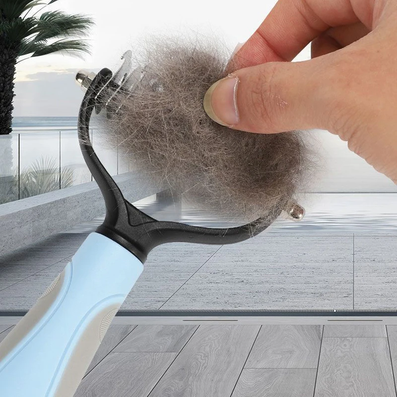 Pet Deshedding Grooming Brush 4
