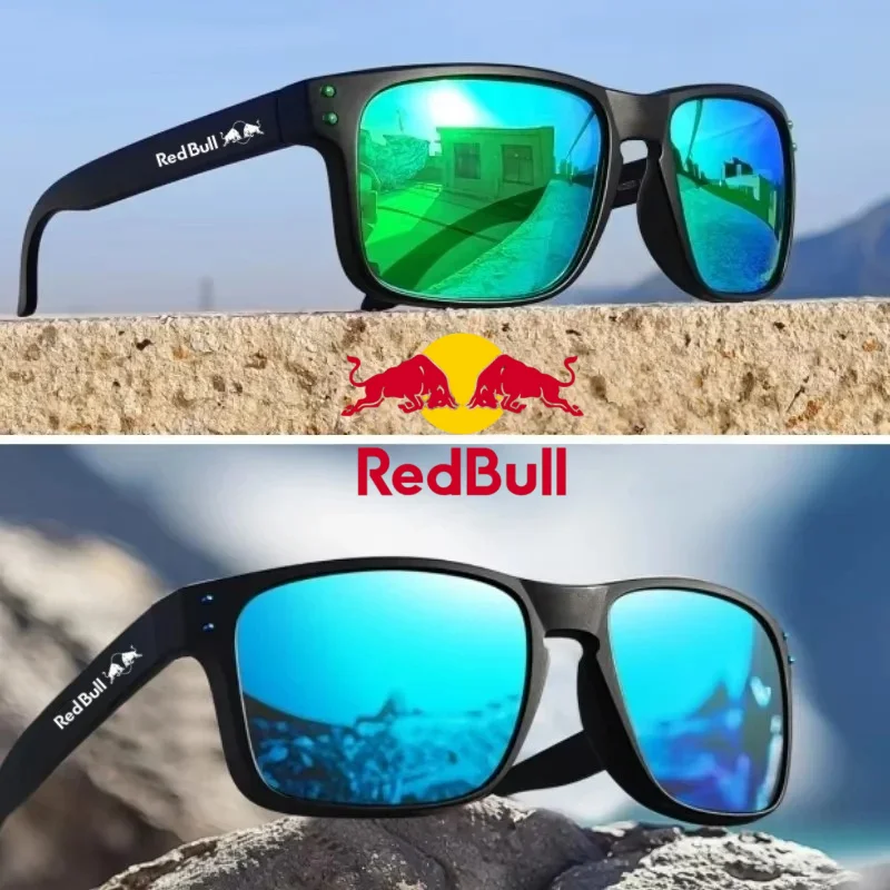 Red Bull Fashion F1 Polarized Square Sunglasses for Men and Women UV Protection