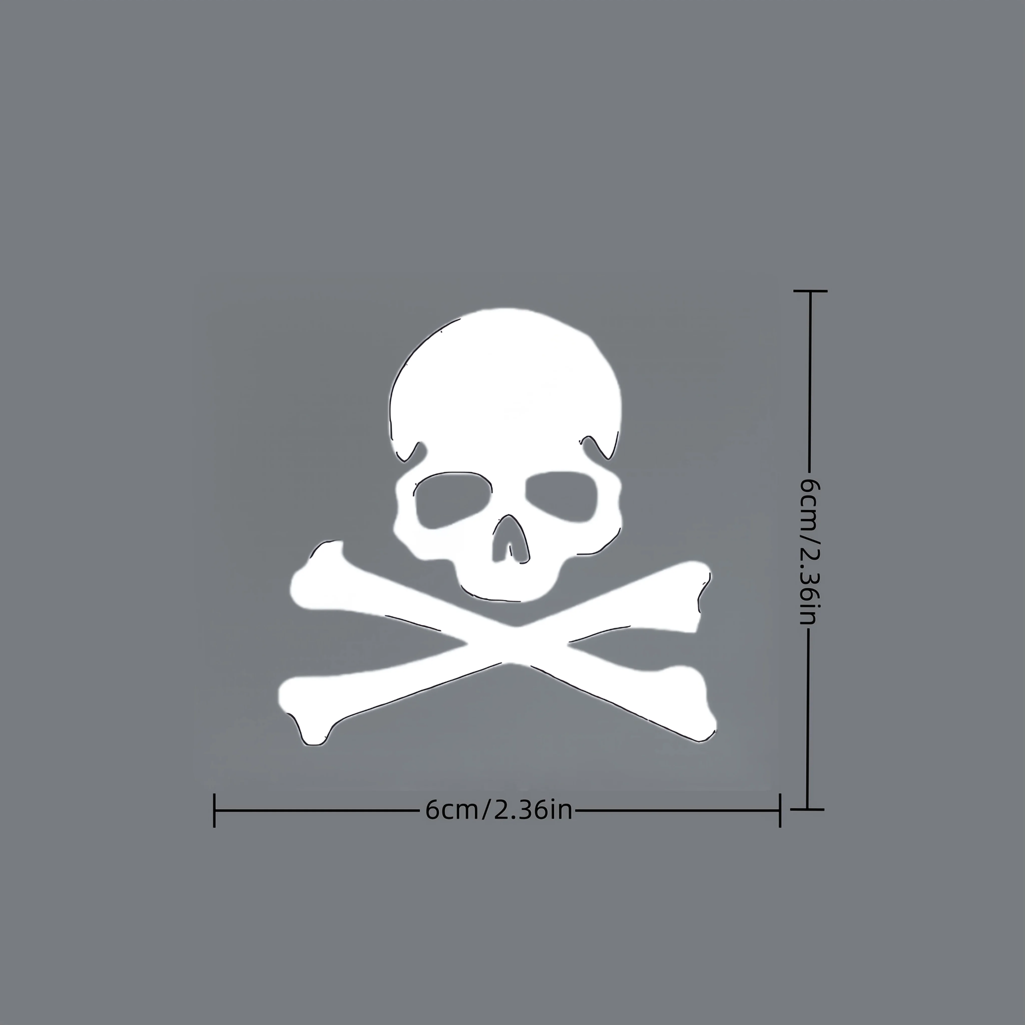 Skull sticker gift idea