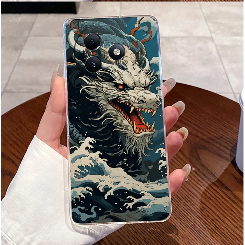 Clear Case with Cute Love Rabbit Cartoon - Luxury Soft Silicone TPU Cover