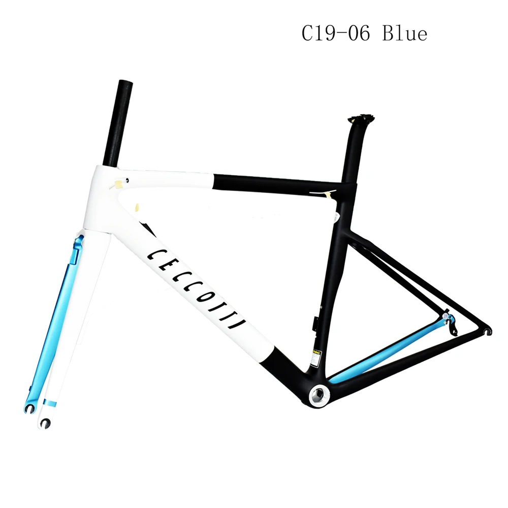 

2023 Top Carbon T1000 Road Bike Frame 700C V/Rim Brake Bicycle Frame Di2/Mechanical BSA/BB30/PF30 Frameset 130mm Rear