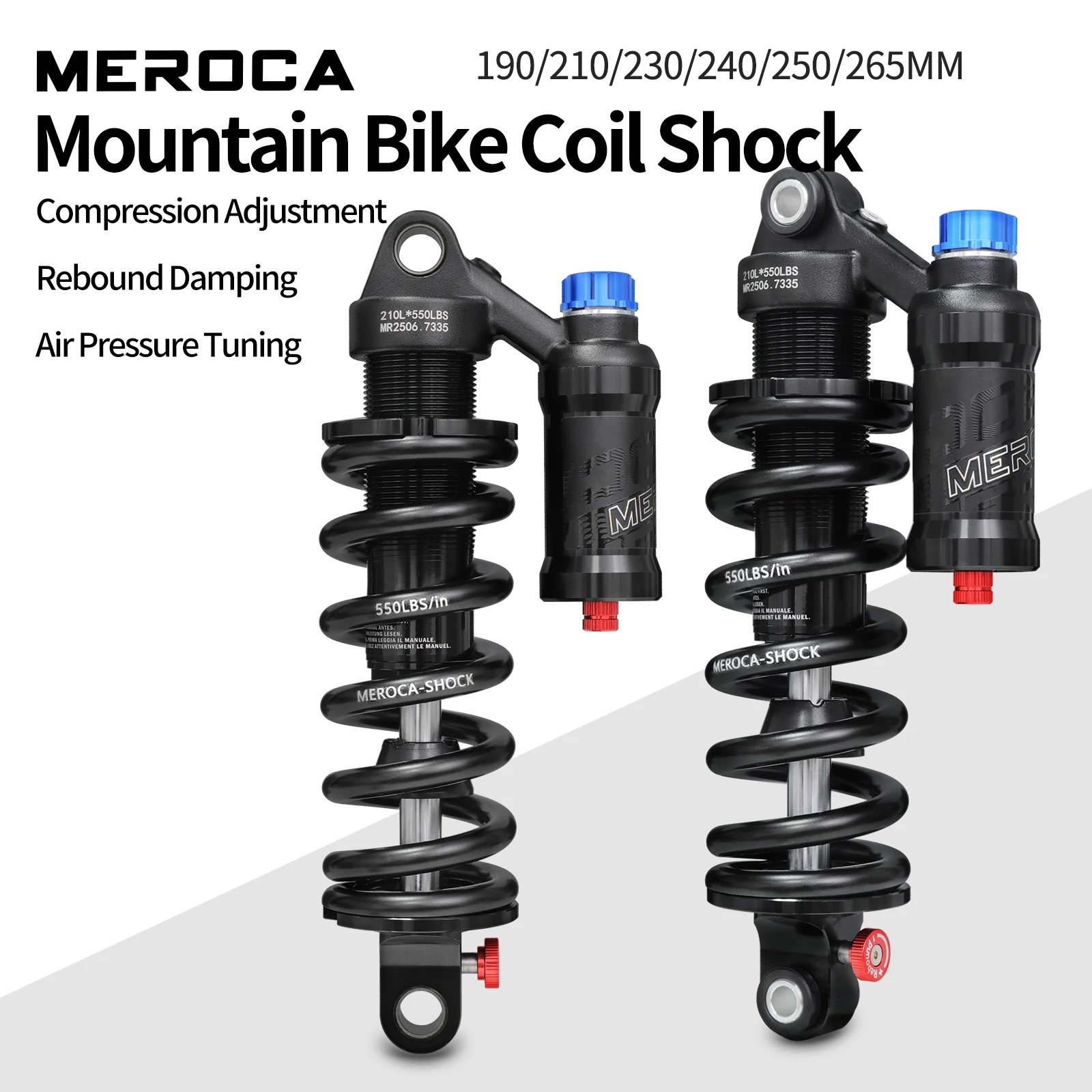 MERO RCT2 Shock Absorber Mountain Bike Rear Suspension Spring