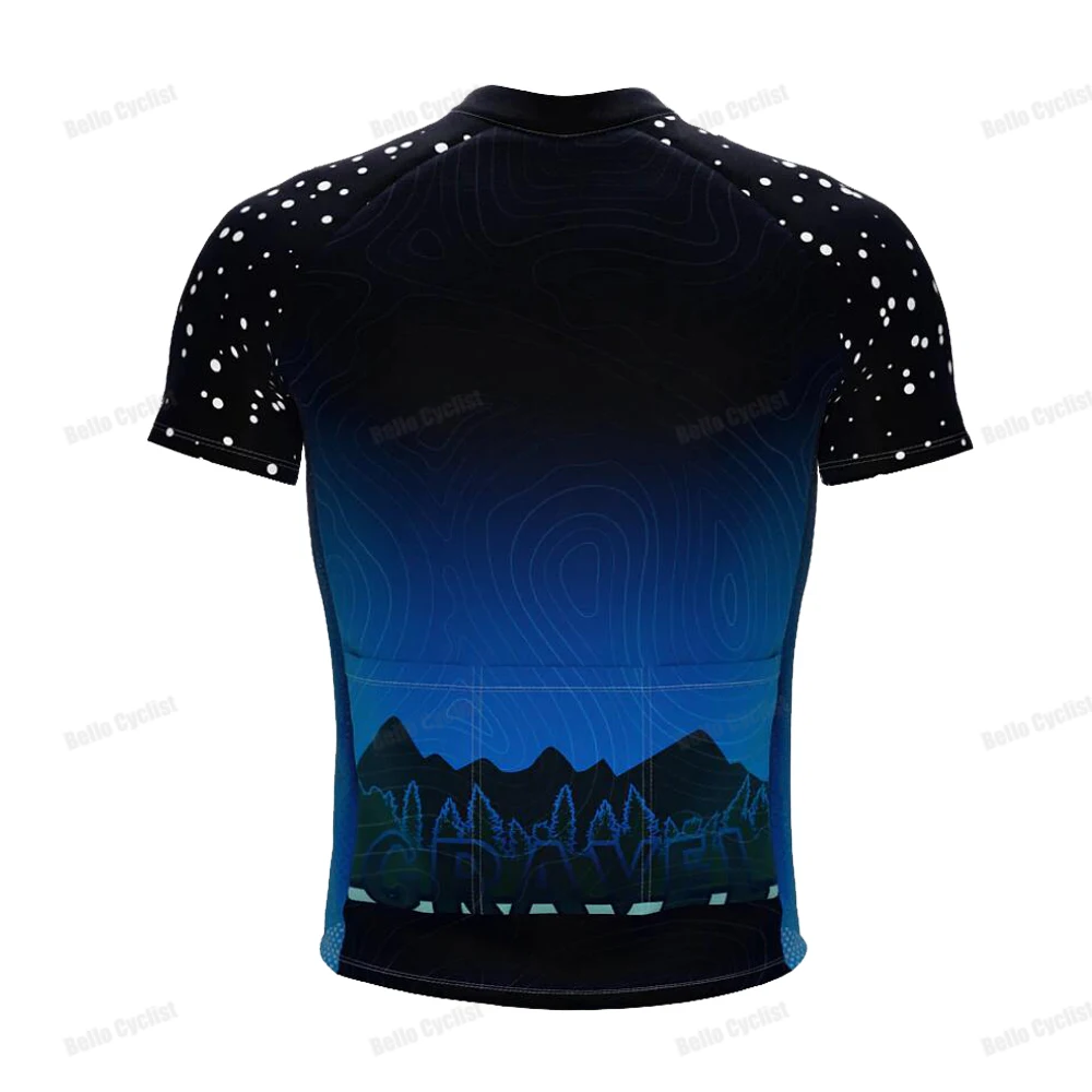 New Cycling Jersey Men Short Sleeve Gravel Road Maillot Ciclismo Bike Wear Clothing Mtb Jersey Summer