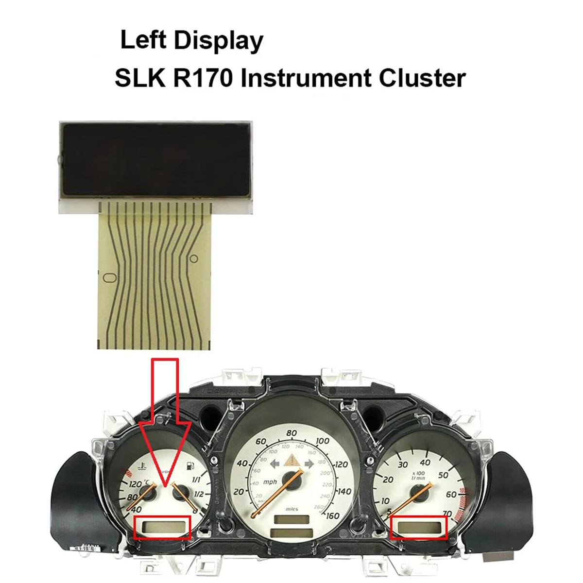   LCD ȭ  ÷, ޸  C Ŭ W202 E Ŭ W208 CLK W210 SLK 170 