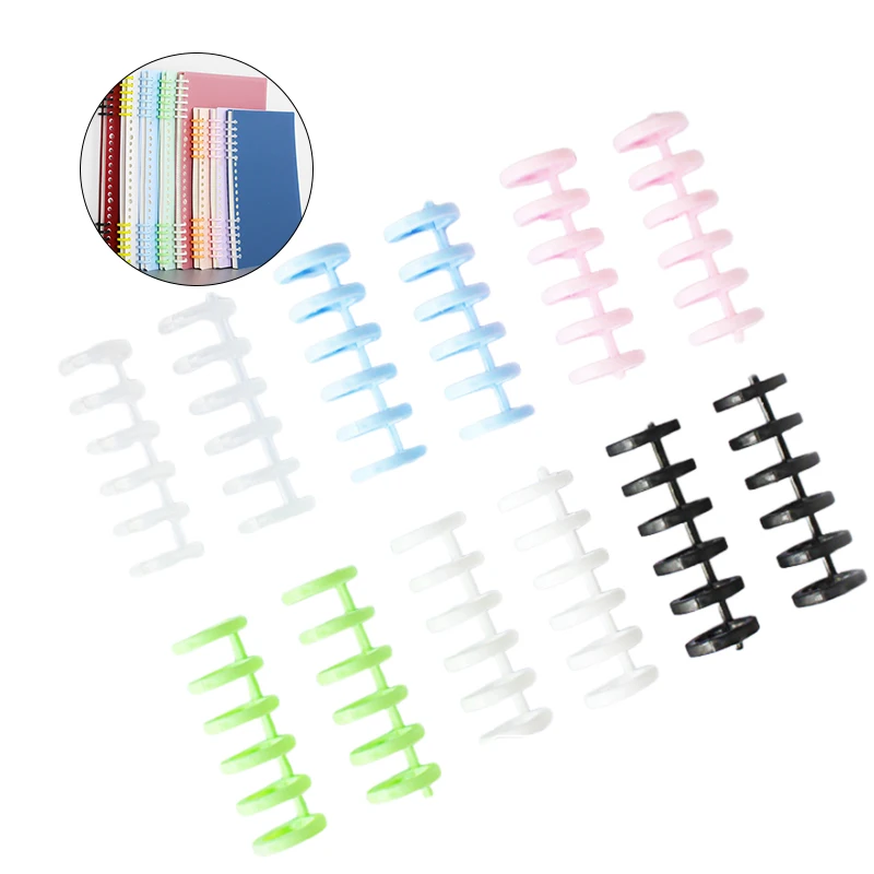 

12 шт./набор, пружинные кольца с 6 отверстиями