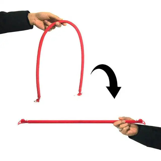 Close Up Magic Trick Magic Rope Rigid Stiff Rope Illusion Gimmick Funny Soft Hard Bend Magician Rope Party Toy Gift for Kids Close Up Magic Trick Magic Rope Rigid Stiff Rope Illusion Gimmick Funny Soft Hard Bend Magician Rope Party Toy Gift for Kids