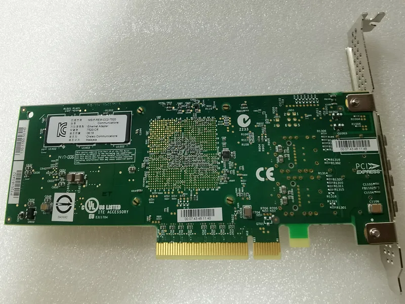 Porta Dupla Mais Peças 10g Módulos 10gbe Ethernet Adaptador de Fio Unificado T520-cr - Imagem 4